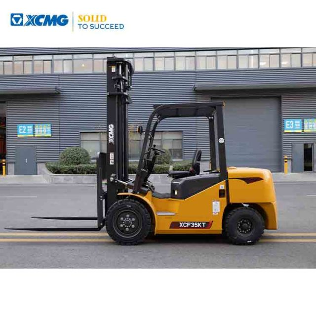 XCMG Official Xcf35kt Fork Lift Truck 3.5 Ton Chinese Brand New Diesel Engine Forklift